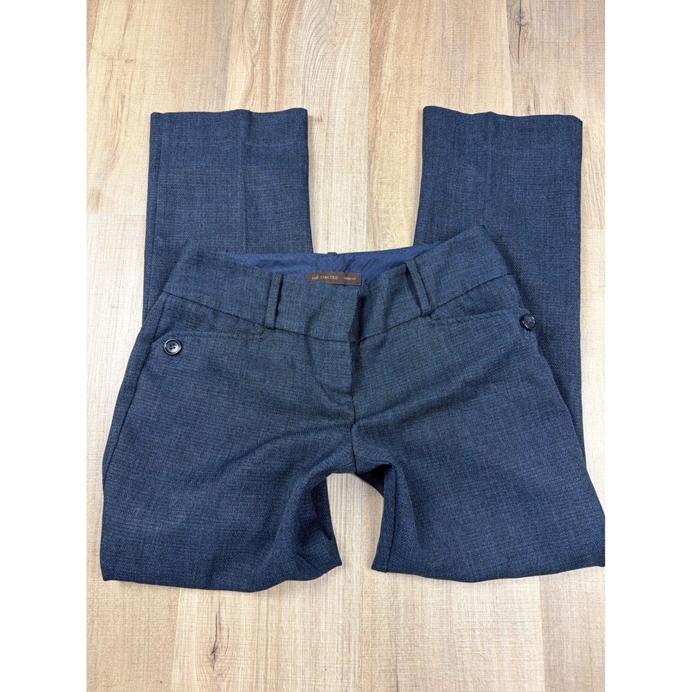 Y2K Low Rise Officesiren The Limited Cassidy Fit Navy Blue Trousers Pants Size 2